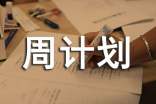 關于周計劃合集七篇